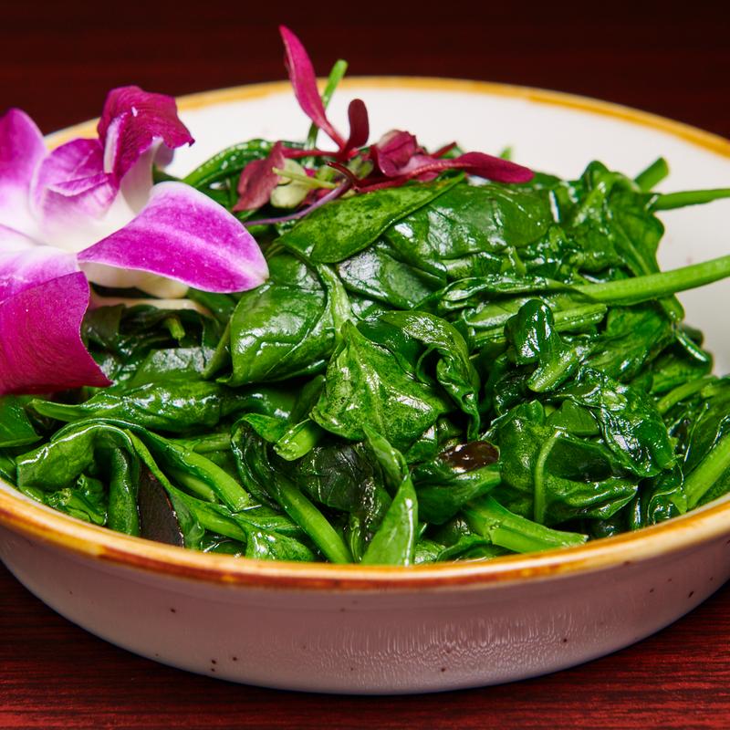 *Sauteed Spinach with Garlic & Oil (GF) photo