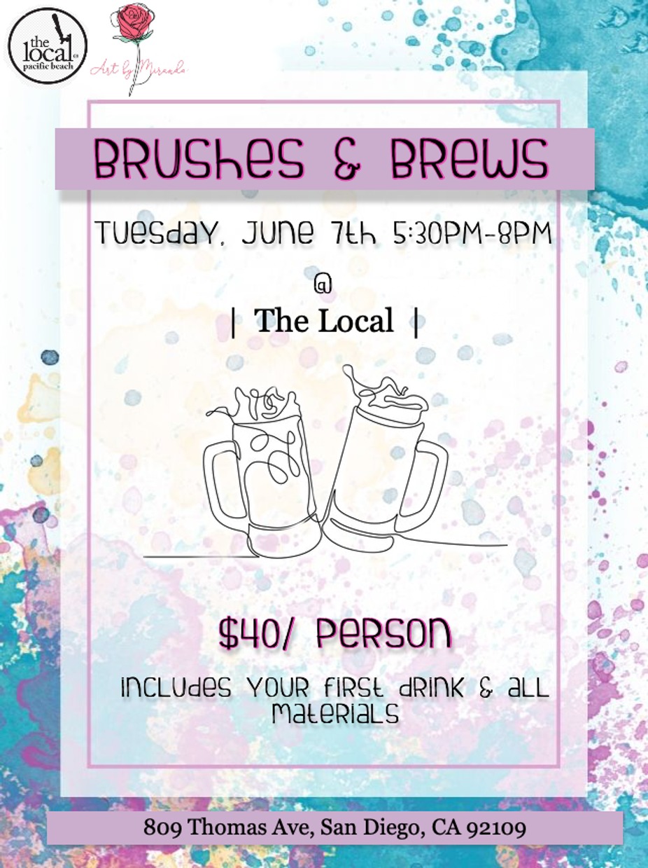Brushes & Brews event photo