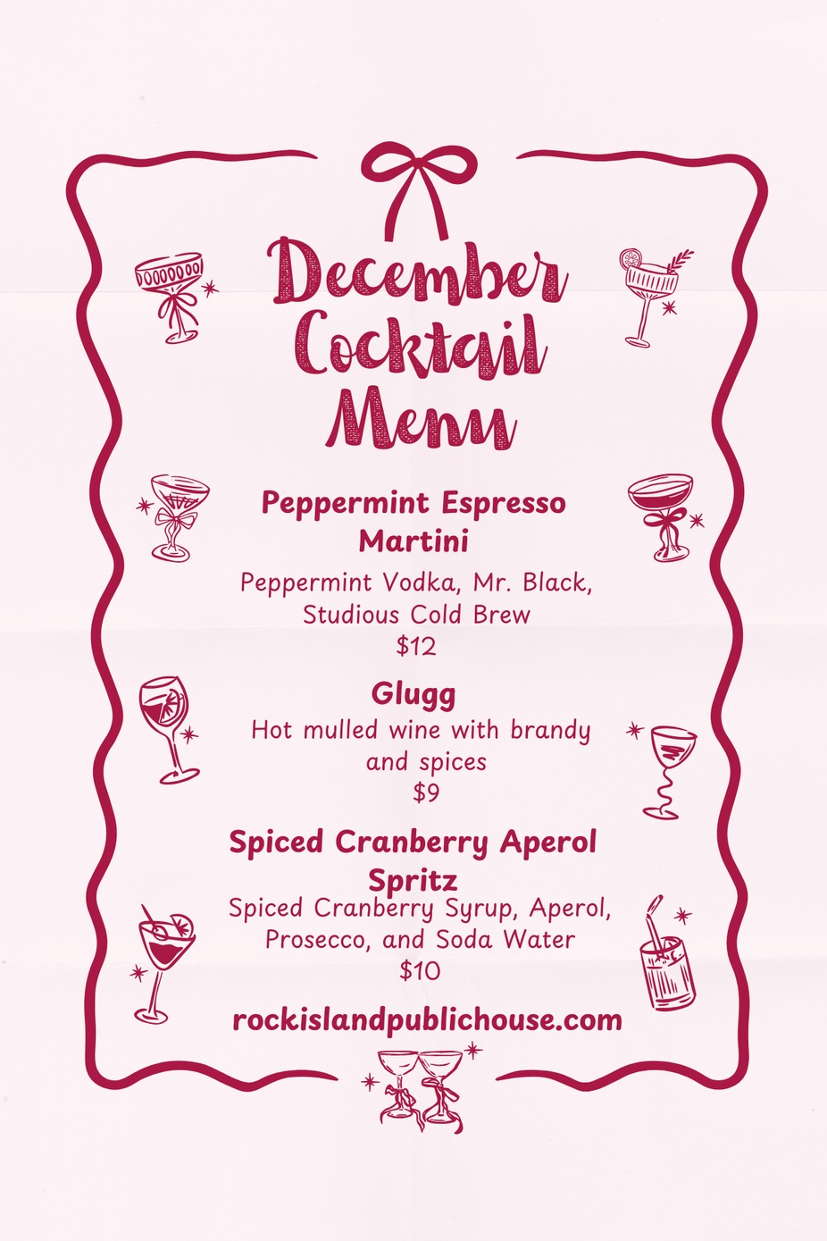 December Cocktail Menu Release event photo