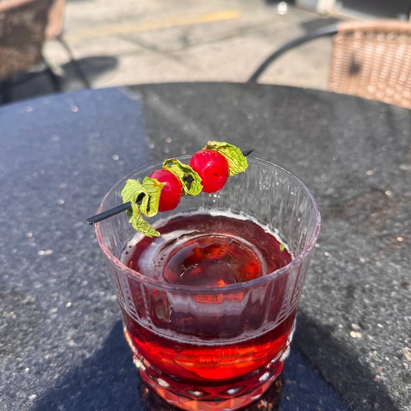 Sour cherry julep photo