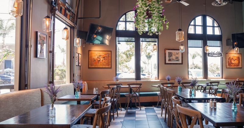 Interior, seating area