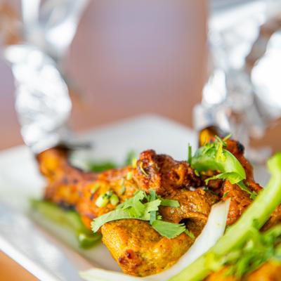Baby Lamb Chops close up.