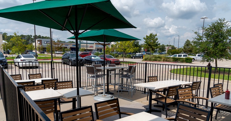 Outdoor seating area