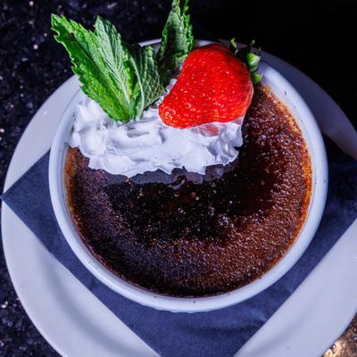 Chocolate creme brule.