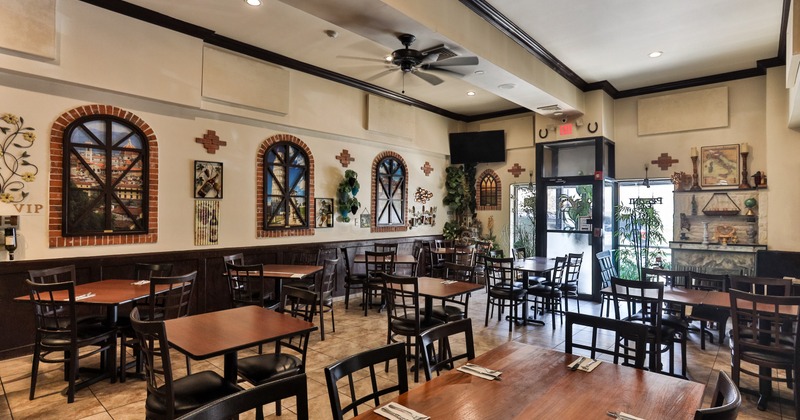 Interior, dining area