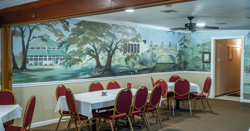 Interior, seating area