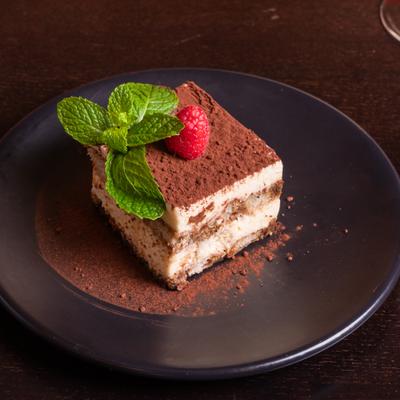 Tiramisu cake.