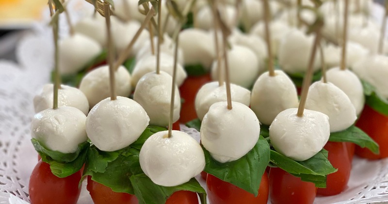 Caprese salad skewers
