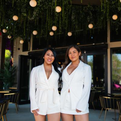 The sister duo Linda and Lisa Nguyen. The mastermind and owners of Yugenn..