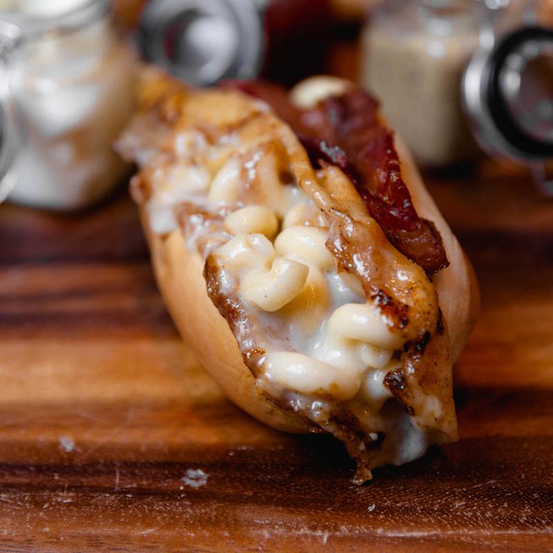 Bacon, Mac & Cheese Frank photo