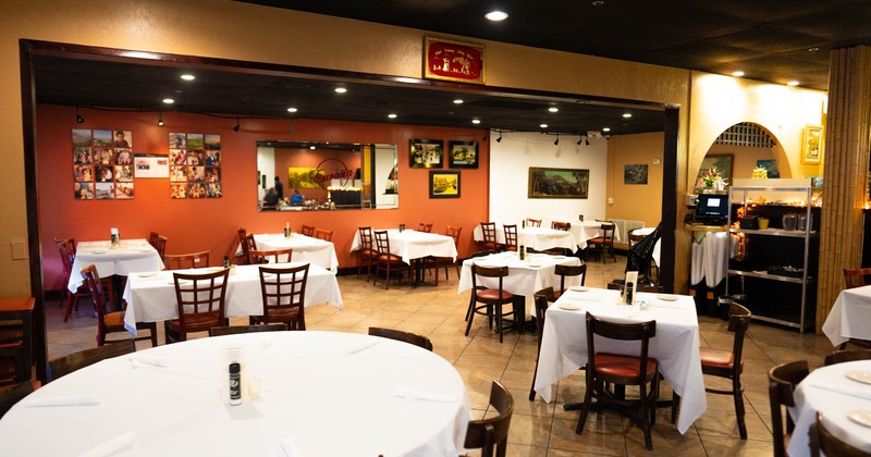 Interior, dining area