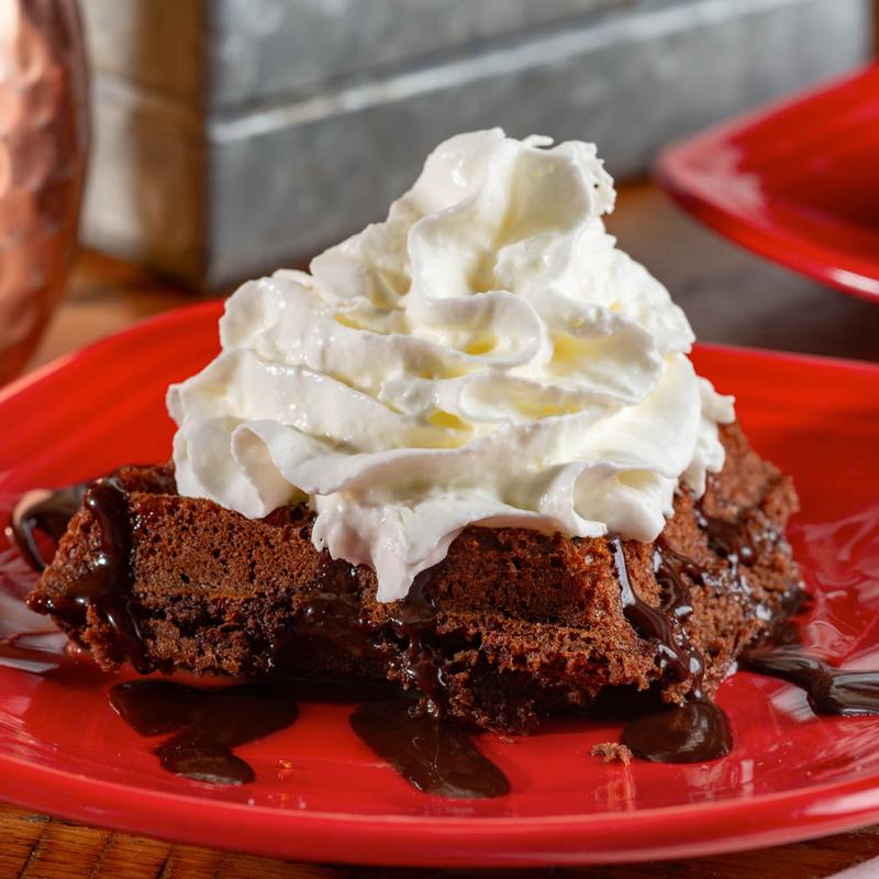 menu item 37 of 39, Chocolate Brownie Waffle