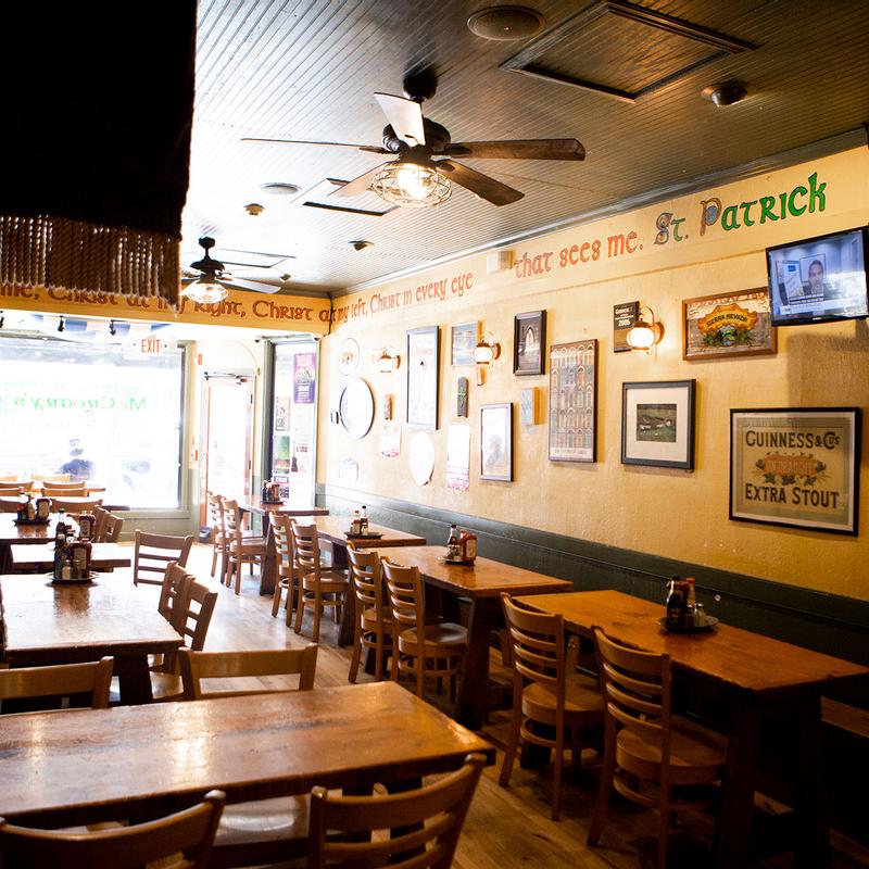 Restaurant interior, dining area