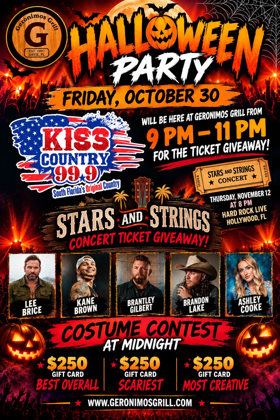 Stars & Strings Ticket Give-a-way - Halloween Party event photo