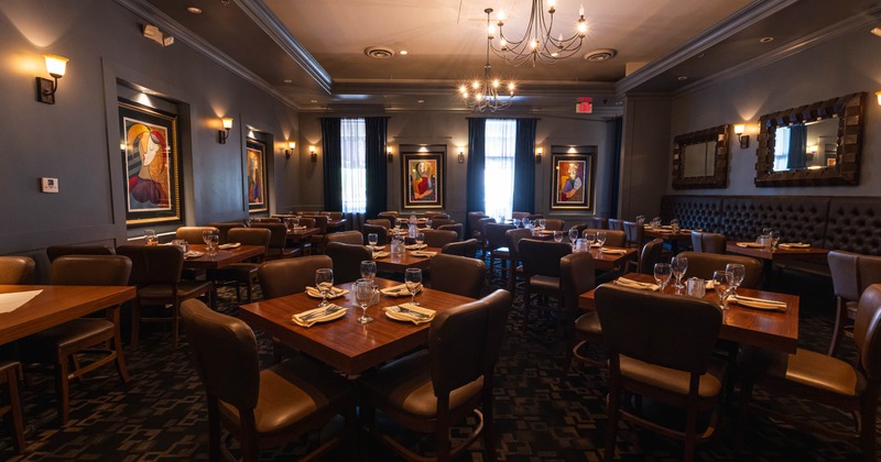 Interior seating area