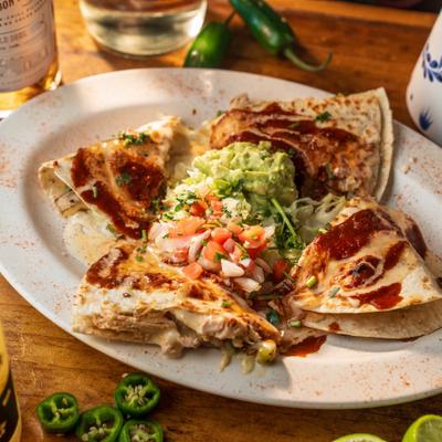 Quesadilla loco.