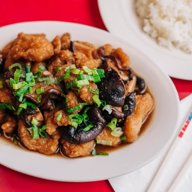 #64 Fish Black Mushrooms photo