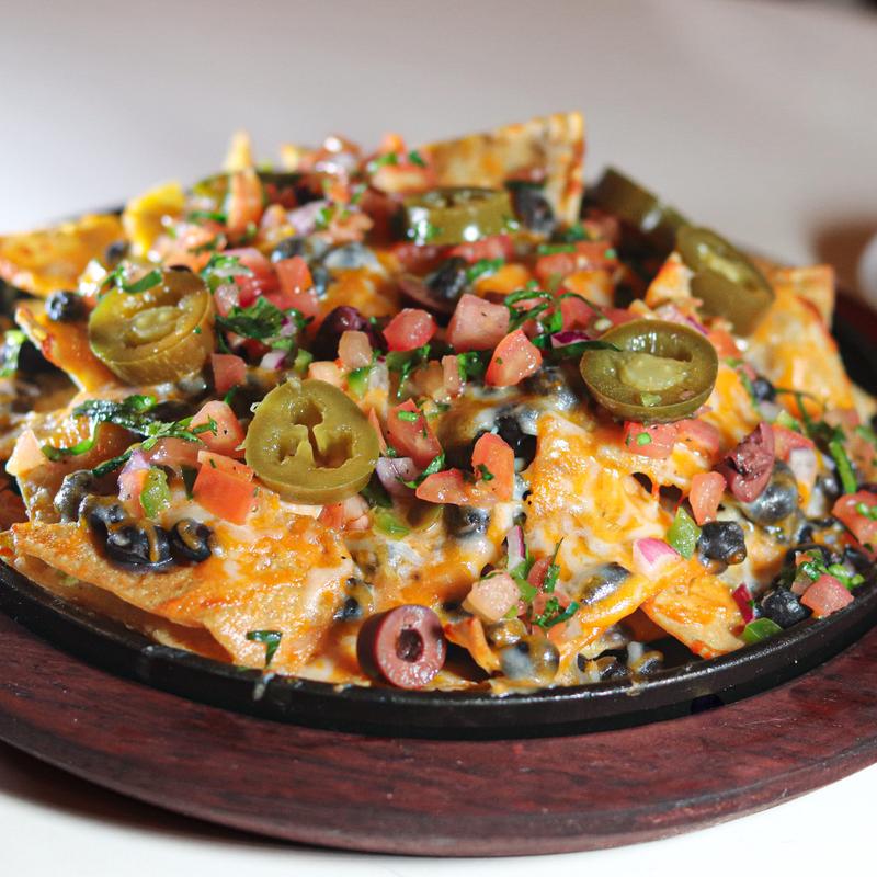Loaded Vegetarian Nachos photo