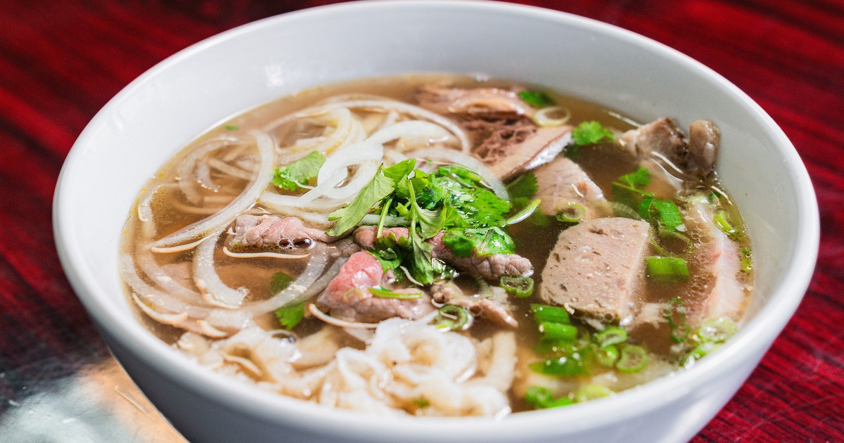 Vietnamese beef noodle soup