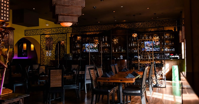 Restaurant interior, dining area