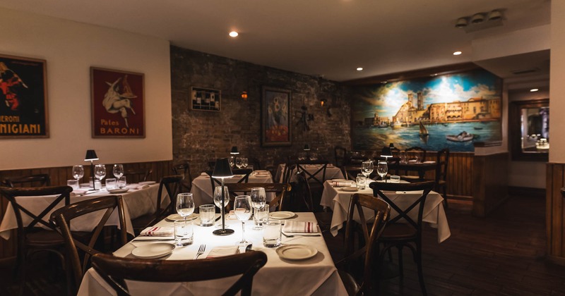 Interior, dining area