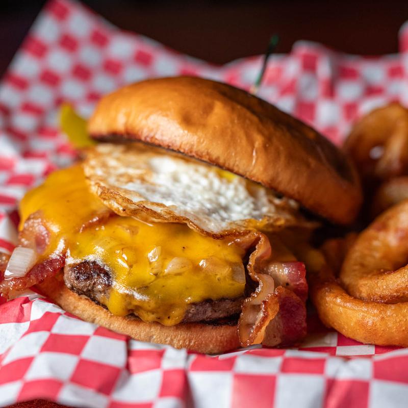 menu item 8 of 15, Hangover Burger