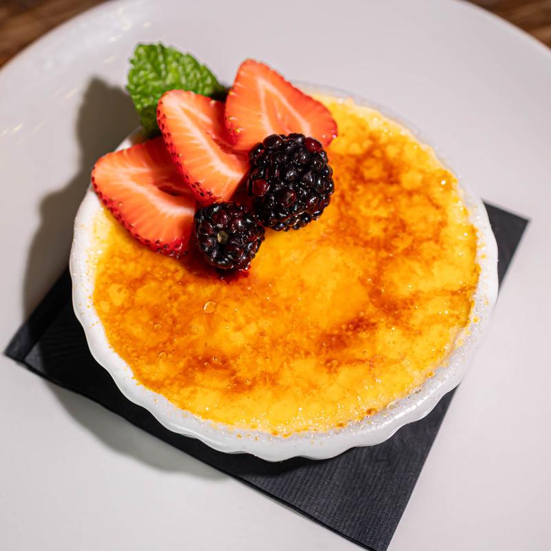 menu item 15 of 16, Vanilla Bean Crème Brûlée (GF)