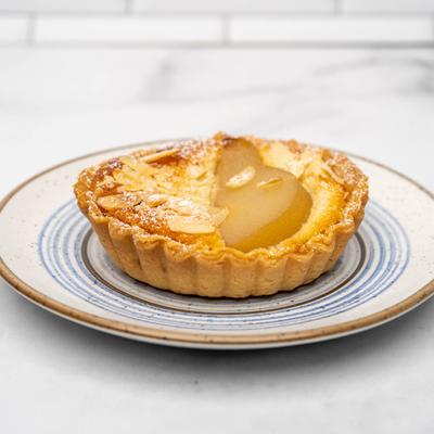 Pear Almond Tart.