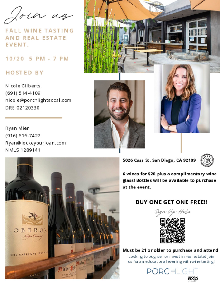 Wine & Real Estate! event photo