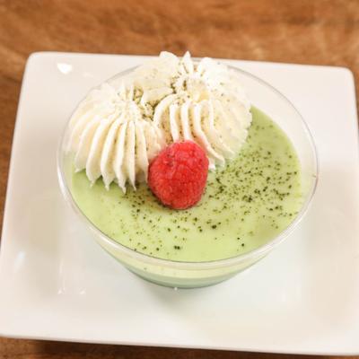 Matcha Panna Cota.