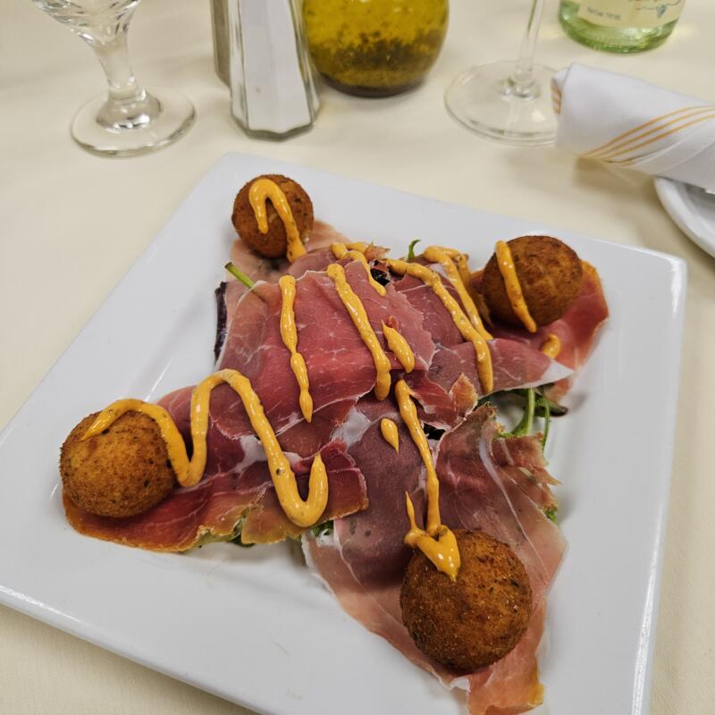 menu item 6 of 27, Fried Goat Cheese Salad