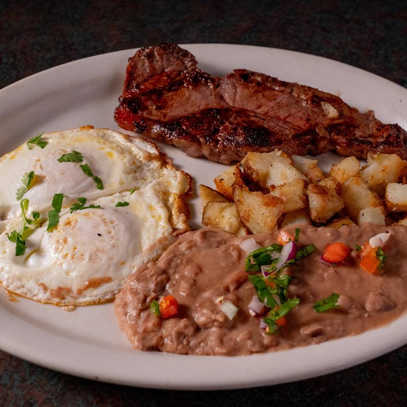 Carne Asada y Huevos* photo
