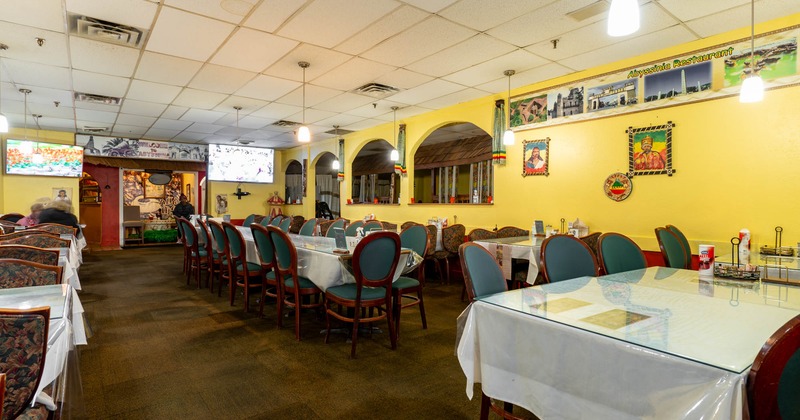 Interior, dining area