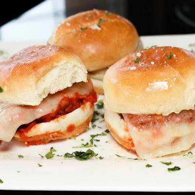 Chicken Parmesan sliders