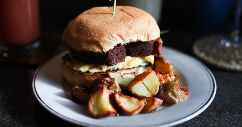 Pan De Sal Corned Beef Sammie
