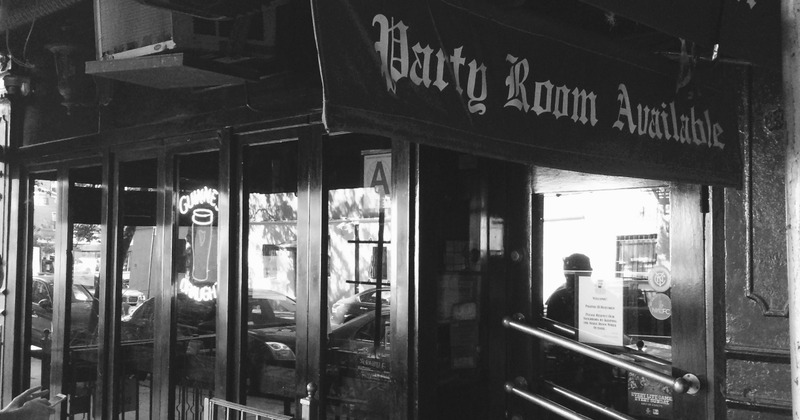 Exterior, black and white photo