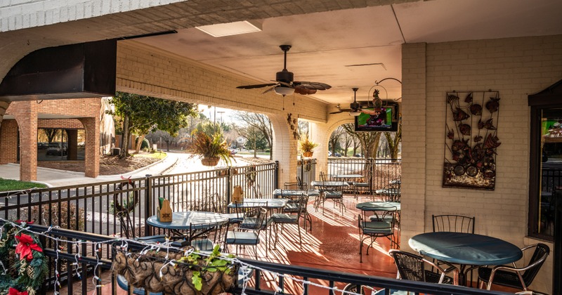 Exterior, covered patio