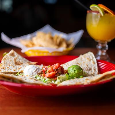 Tijuana Quesadilla, chicken quesadilla.