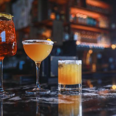 Various cocktail drinks