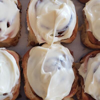 Cinnamon rolls.