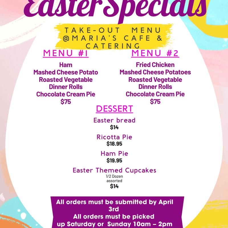 EASTER MEAL Menu #1(Feeds Family of Four) photo