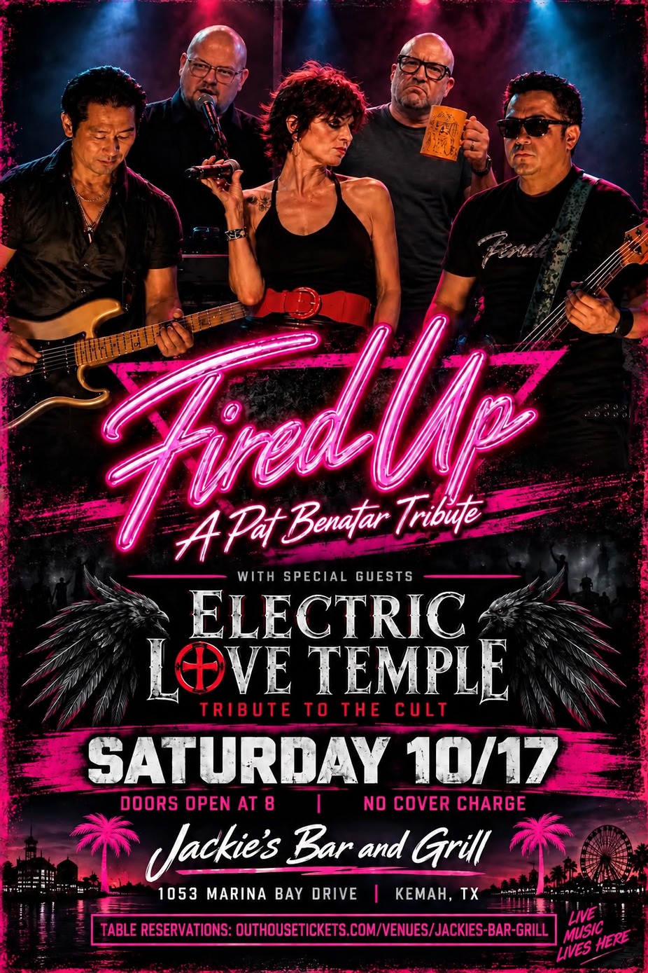 Pat Benatar & The Cult Tributes: Fired Up & Electric Love Temple event photo