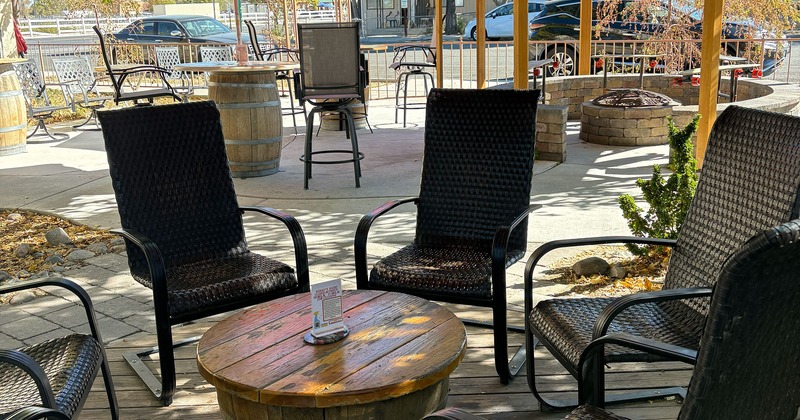 Outdoor seating area