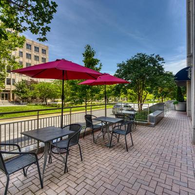 Outside Seating Area.