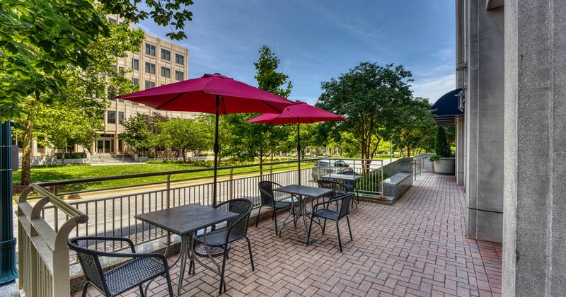 Outdoor seating area