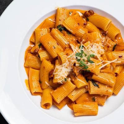 Rigatoni alla Vodka.