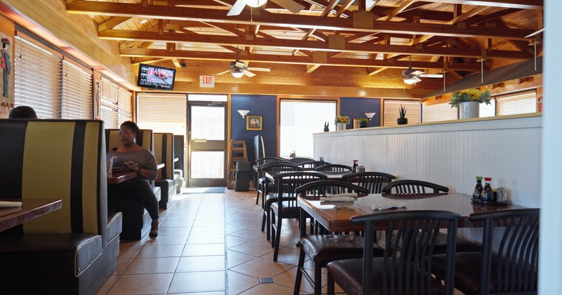 Interior, dining area