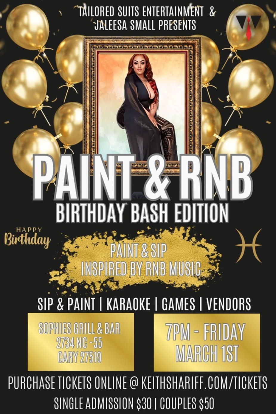 Paint & RnB - Birthday Bash Edition event photo