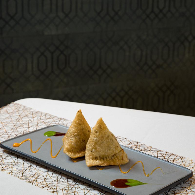 menu item 1 of 12, Keema Samosa