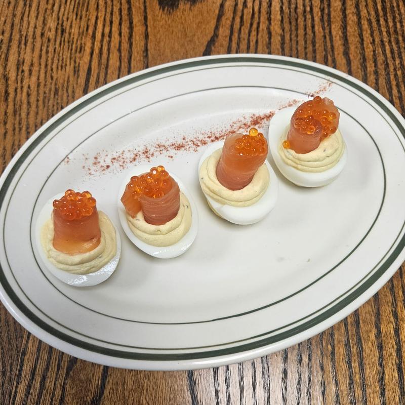 Cured Salmon Deviled Eggs photo